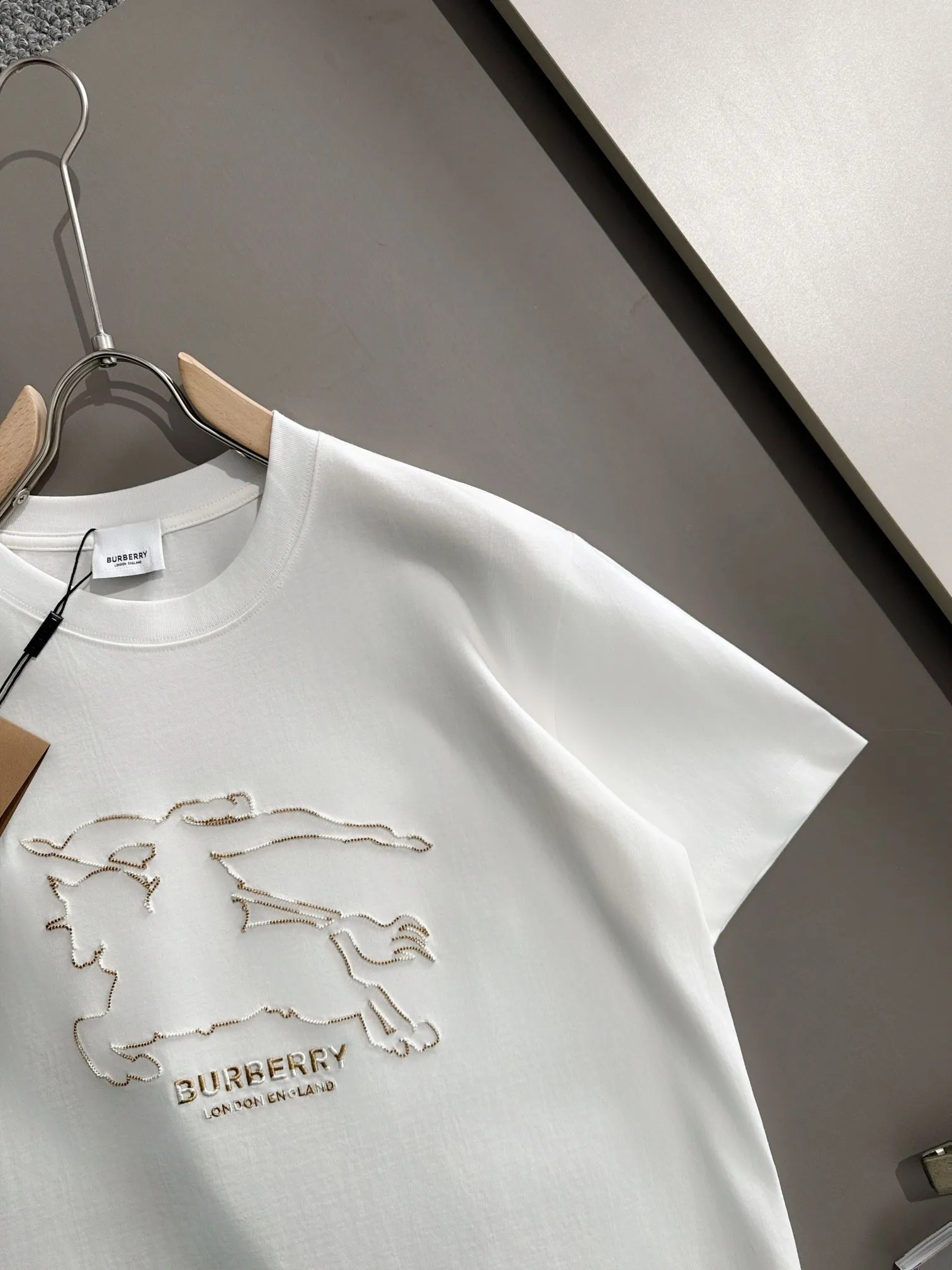 BBR BURBERRY 2026New Arrival logo Same Style t · 260 100％ · 32 · ：White Size：S M L XL